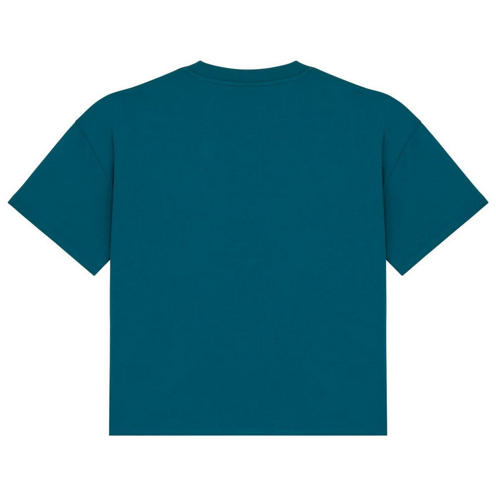 Peacock Green - Back - Native Spirit Womens-Ladies Oversized T-Shirt
