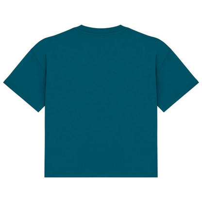 Peacock Green - Back - Native Spirit Womens-Ladies Oversized T-Shirt
