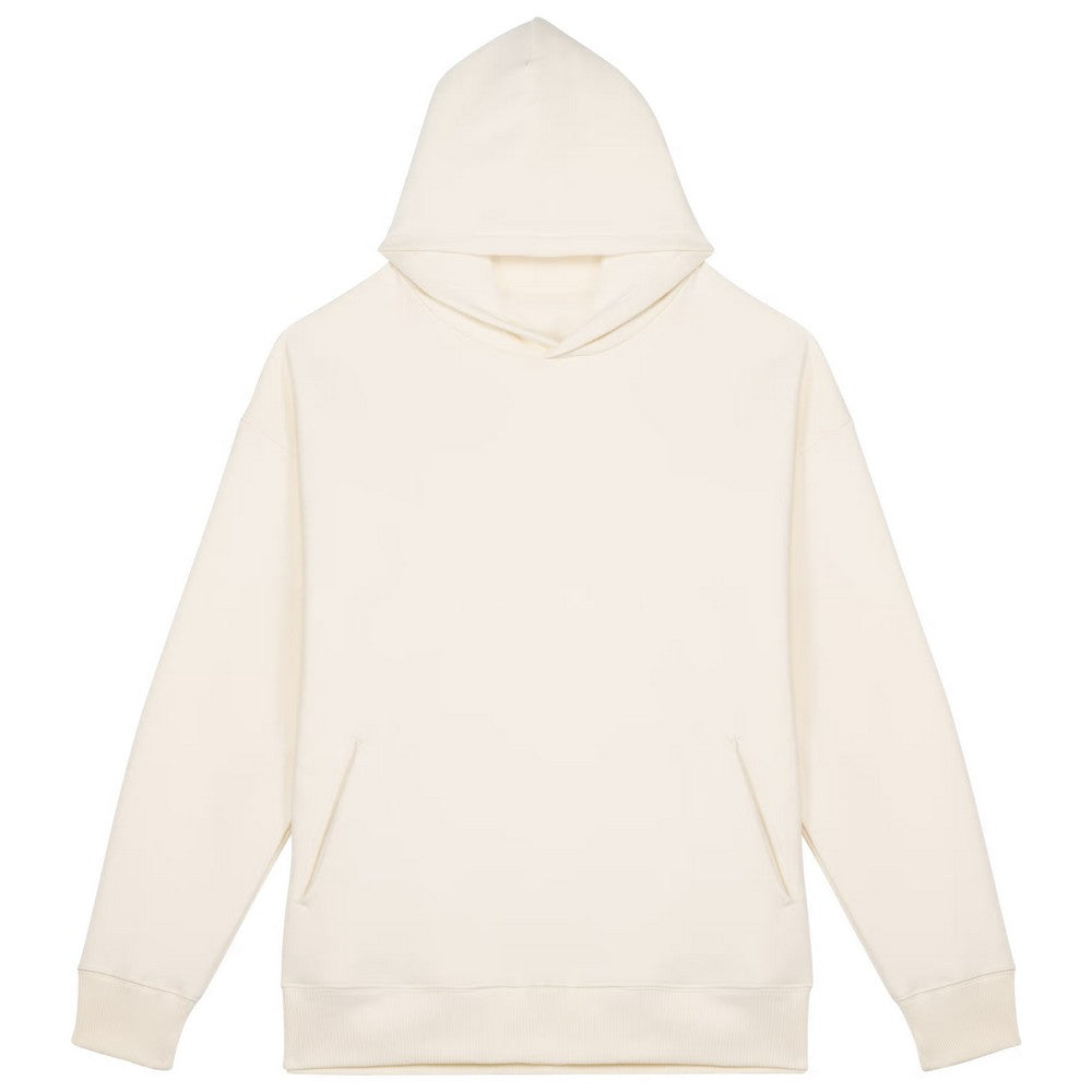 Ivory - Front - Native Spirit Unisex Adult Oversized Hoodie