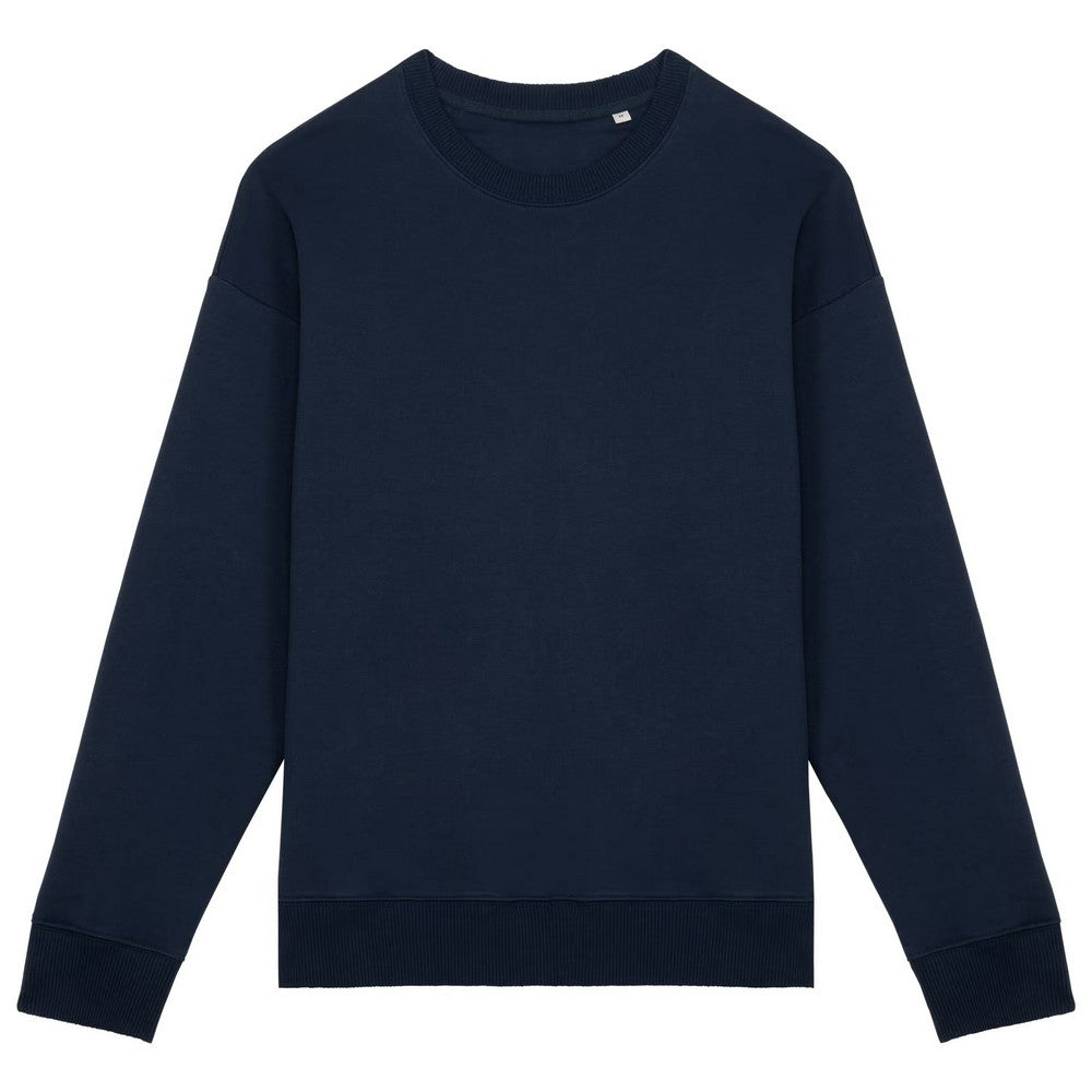 Navy - Front - Native Spirit Unisex Adult Oversized Sweatshirt