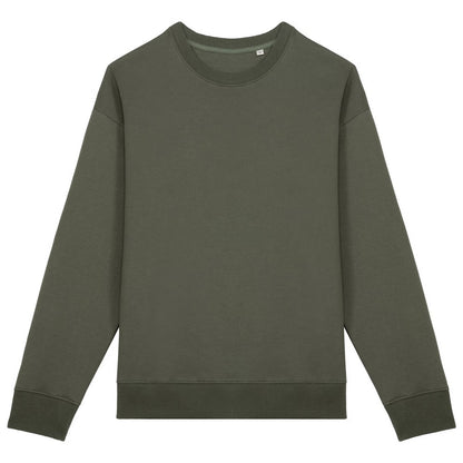 Organic Khaki - Front - Native Spirit Unisex Adult Oversized Sweatshirt
