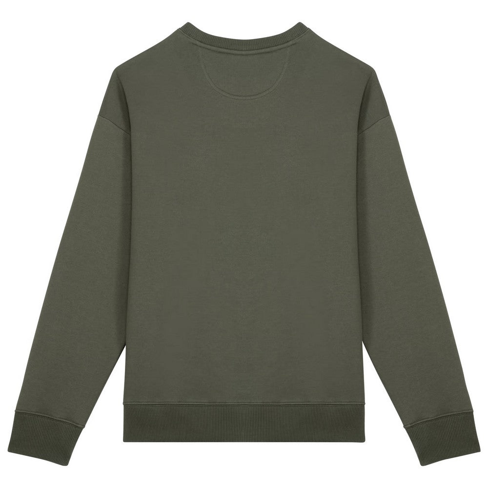 Organic Khaki - Back - Native Spirit Unisex Adult Oversized Sweatshirt