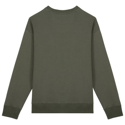 Organic Khaki - Back - Native Spirit Unisex Adult Oversized Sweatshirt