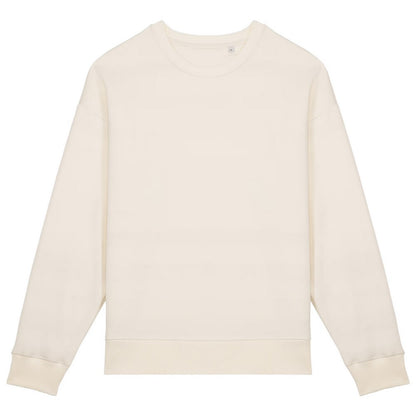 Ivory - Front - Native Spirit Unisex Adult Oversized Sweatshirt