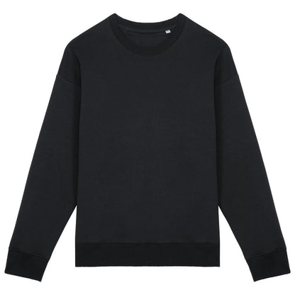 Black - Front - Native Spirit Unisex Adult Oversized Sweatshirt