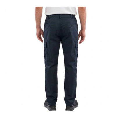 Navy - Back - Result Genuine Recycled Mens Plain Work Trousers