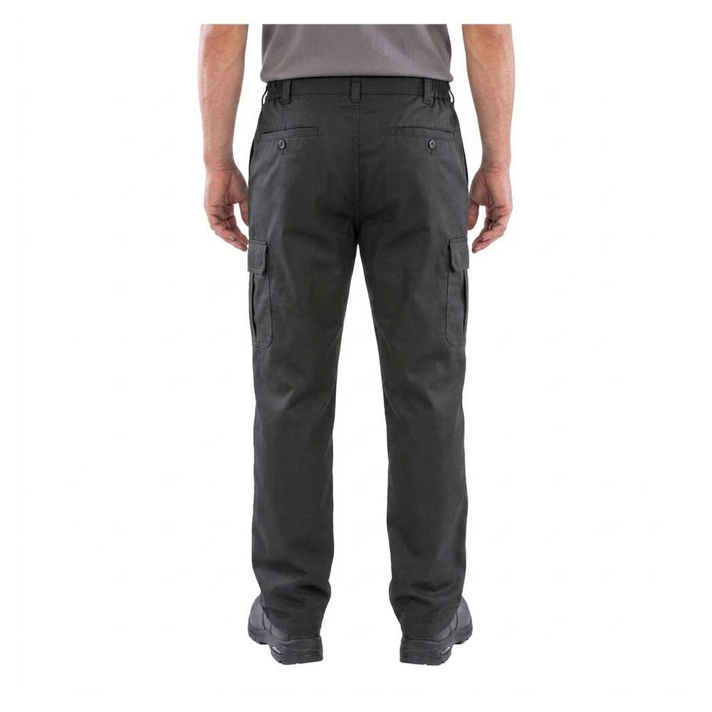Black - Back - Result Genuine Recycled Mens Plain Work Trousers