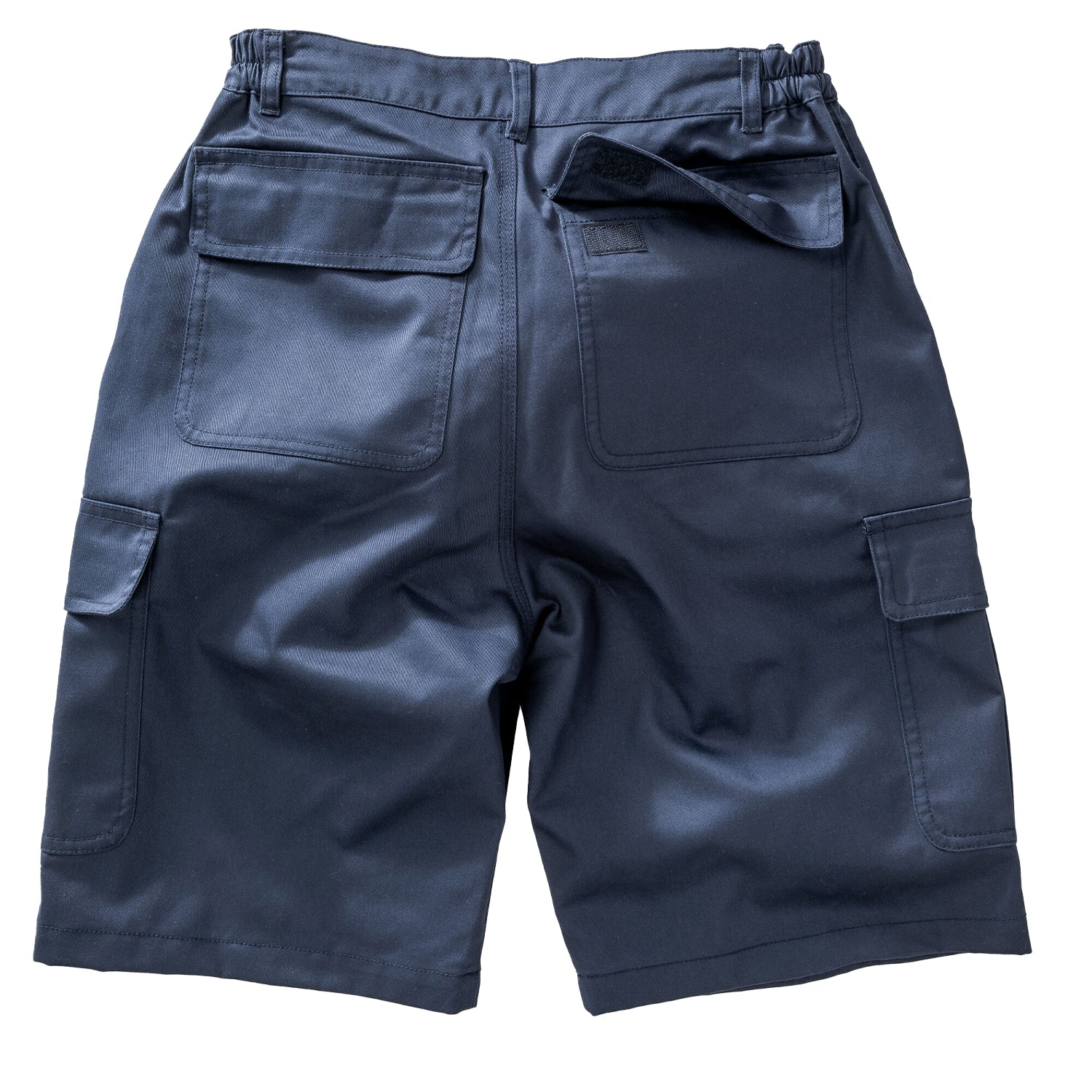 Navy - Back - Result Genuine Recycled Mens Work Shorts