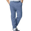 Stone Blue - Side - Gildan Mens Softstyle Midweight Pocket Sweatpants