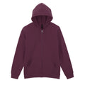 Dark Heather - Front - Gildan Unisex Adult Softstyle Midweight Full Zip Hoodie