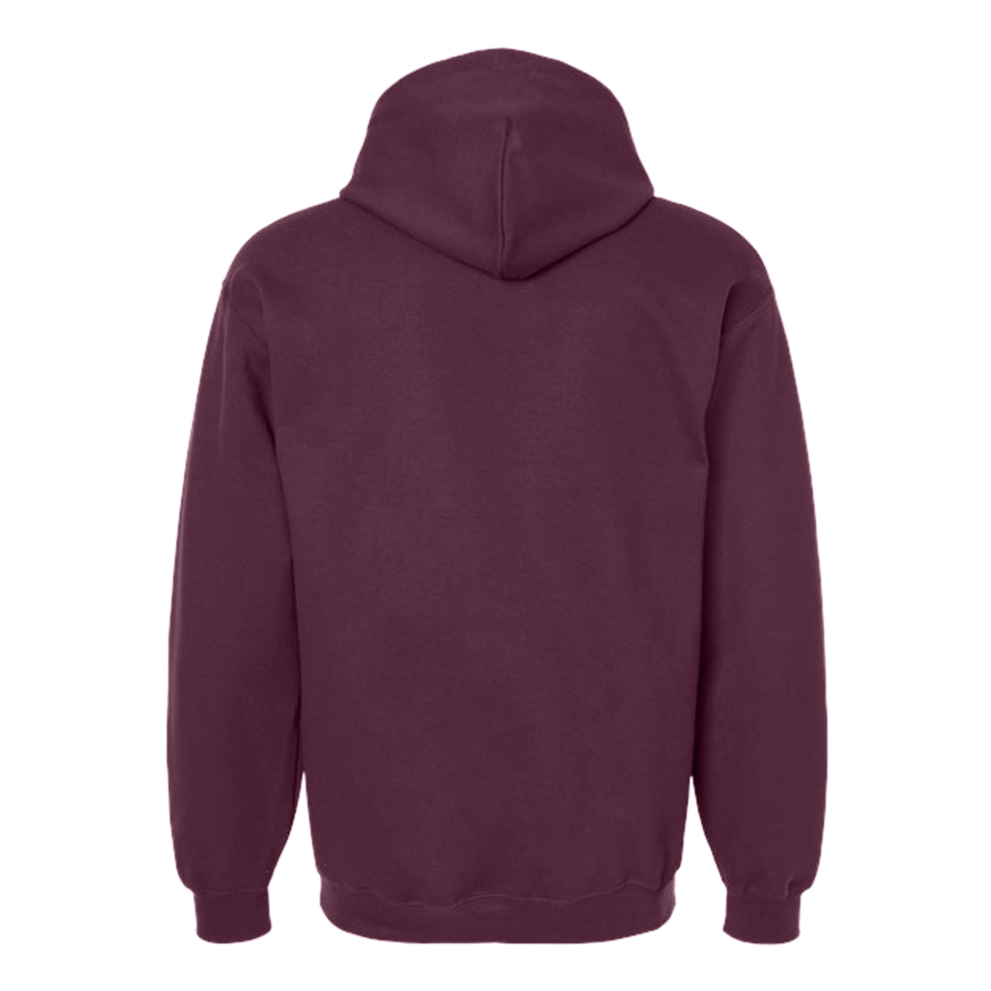 Maroon - Back - Gildan Unisex Adult Softstyle Midweight Full Zip Hoodie