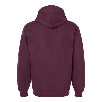 Maroon - Back - Gildan Unisex Adult Softstyle Midweight Full Zip Hoodie
