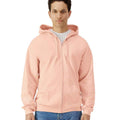 Dusty Rose - Side - Gildan Unisex Adult Softstyle Midweight Full Zip Hoodie