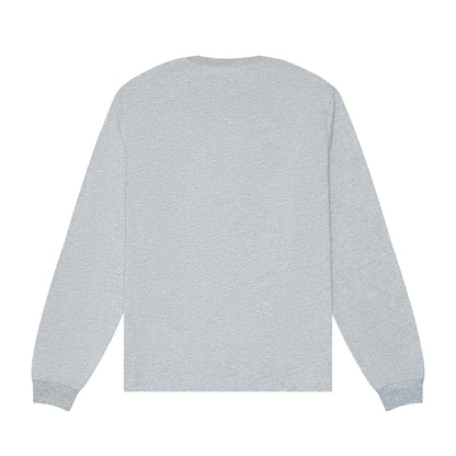 Athletic Heather - Back - Bella + Canvas Unisex Adult Heavyweight Boxy Long-Sleeved T-Shirt