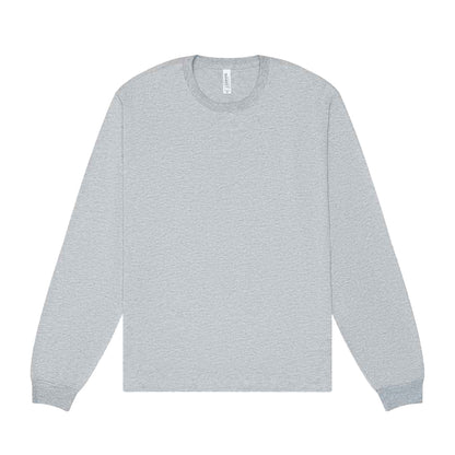 Athletic Heather - Front - Bella + Canvas Unisex Adult Heavyweight Boxy Long-Sleeved T-Shirt