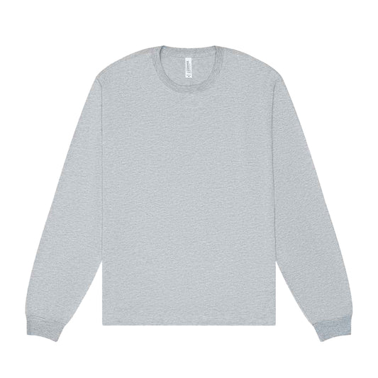 Athletic Heather - Front - Bella + Canvas Unisex Adult Heavyweight Boxy Long-Sleeved T-Shirt