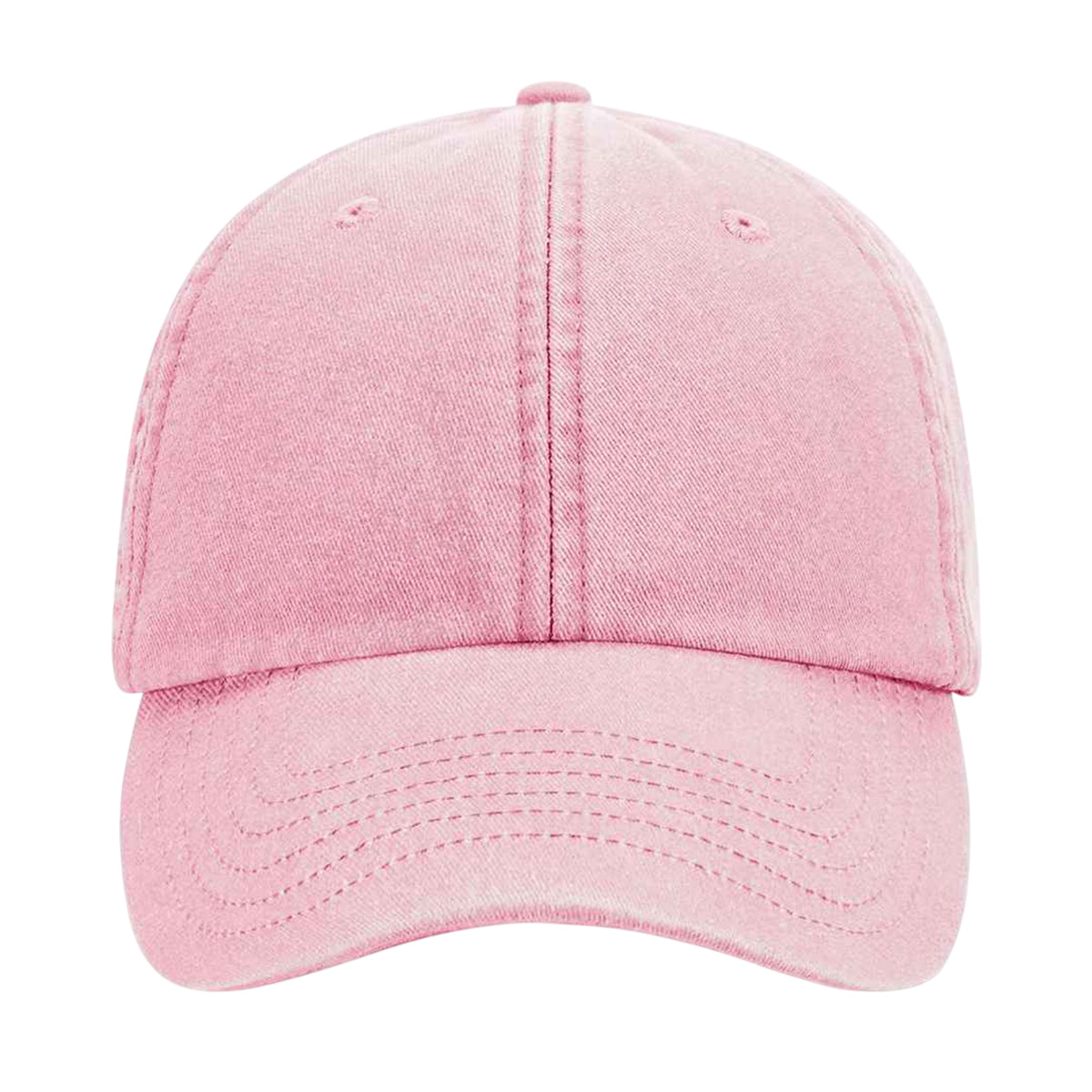 Vintage Dusky Pink - Side - Beechfield Childrens-Kids Vintage Low Profile Baseball Cap