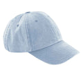 Vintage Light Blue - Front - Beechfield Childrens-Kids Vintage Low Profile Baseball Cap
