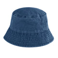 Vintage Denim - Back - Beechfield Childrens-Kids Vintage Bucket Hat