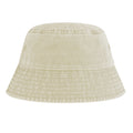 Vintage Sand - Front - Beechfield Childrens-Kids Vintage Bucket Hat
