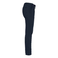 Navy - Side - Spasso Mens Relaxed Fit Chinos