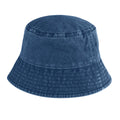 Vintage Denim - Back - Beechfield Unisex Adult Vintage Bucket Hat