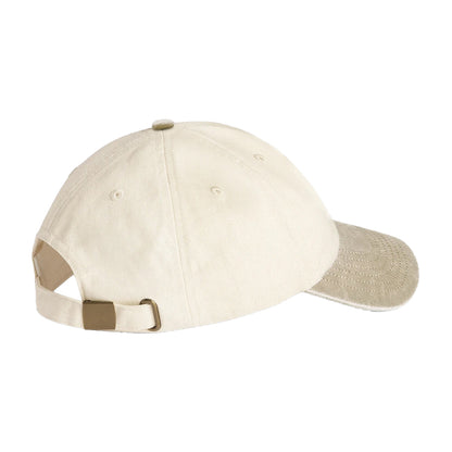 Natural-Desert Sand - Back - Beechfield Unisex Adult Contrast Low Profile Baseball Cap