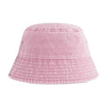Vintage Dusky Pink - Front - Beechfield Childrens-Kids Vintage Bucket Hat