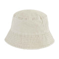 Vintage Sand - Back - Beechfield Childrens-Kids Vintage Bucket Hat