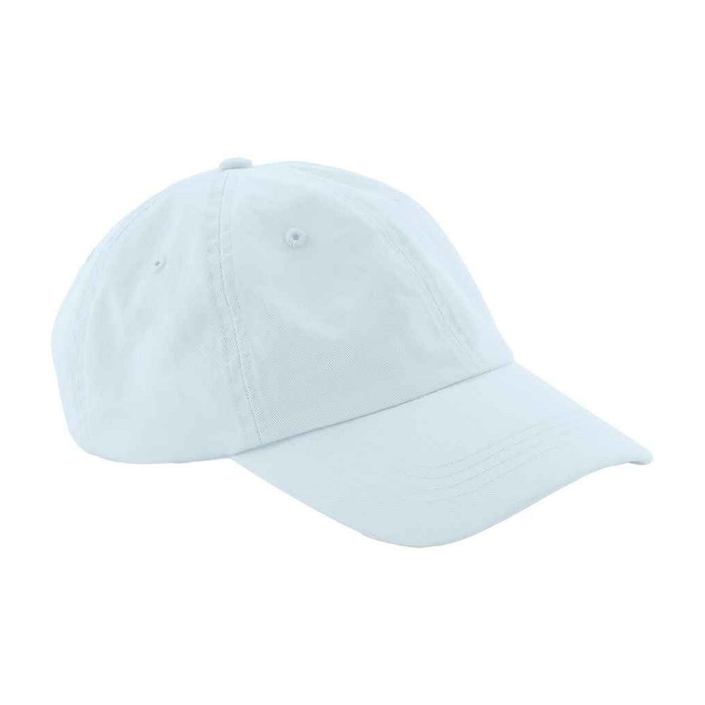 Pastel Blue - Side - Beechfield Childrens-Kids 6 Panel Low Profile Baseball Cap