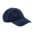 Navy - Side - Beechfield Childrens-Kids 6 Panel Low Profile Baseball Cap
