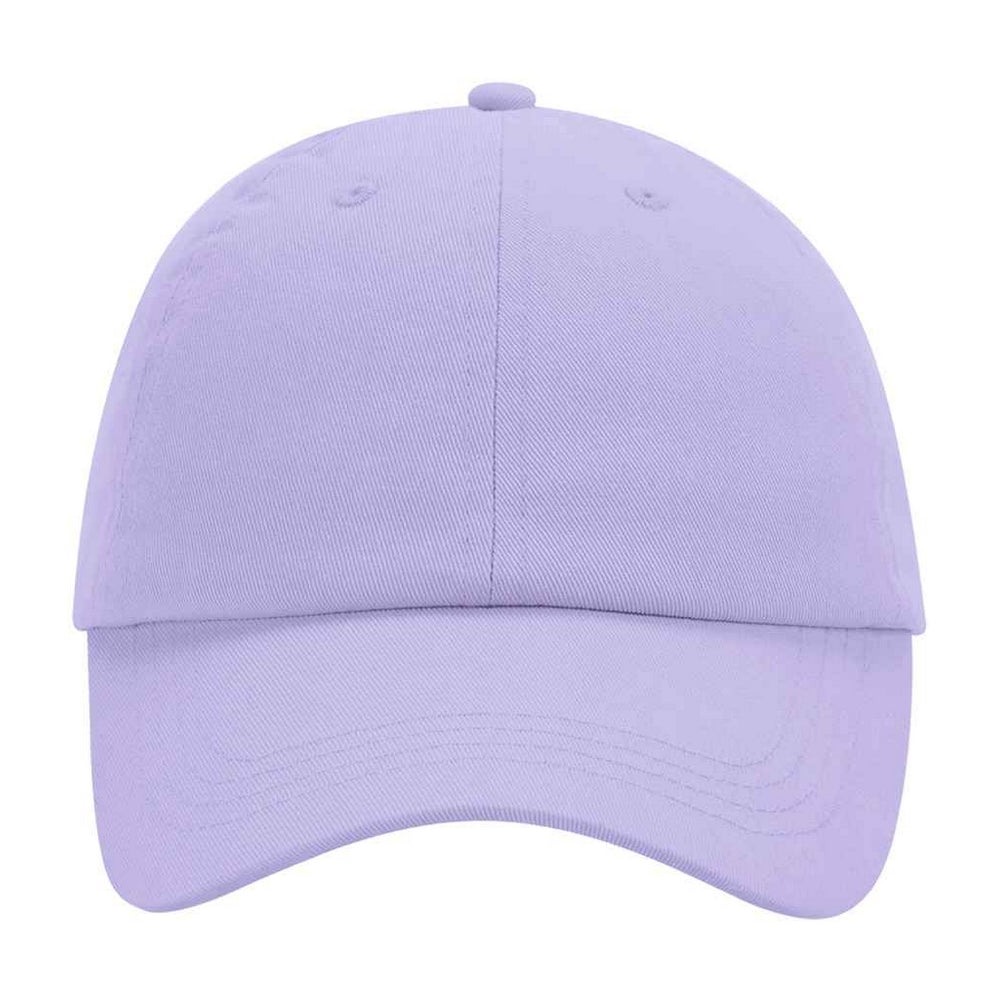 Lavender - Front - Beechfield Childrens-Kids 6 Panel Low Profile Baseball Cap