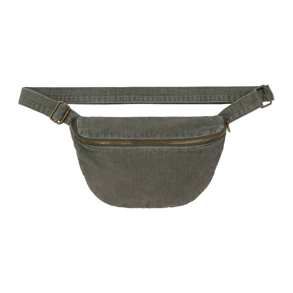 Organic Khaki - Front - Native Spirit Faded Corduroy Waist Bag