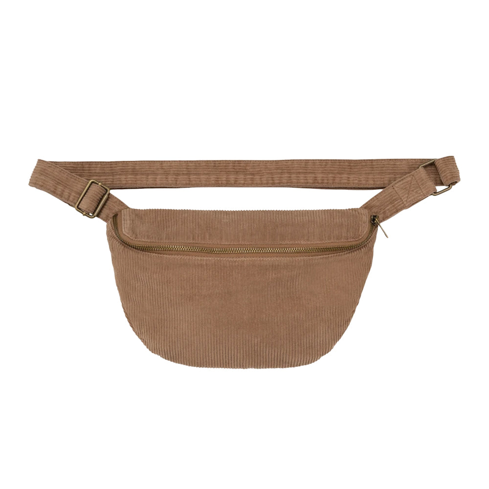 Dark Camel - Front - Native Spirit Faded Corduroy Waist Bag