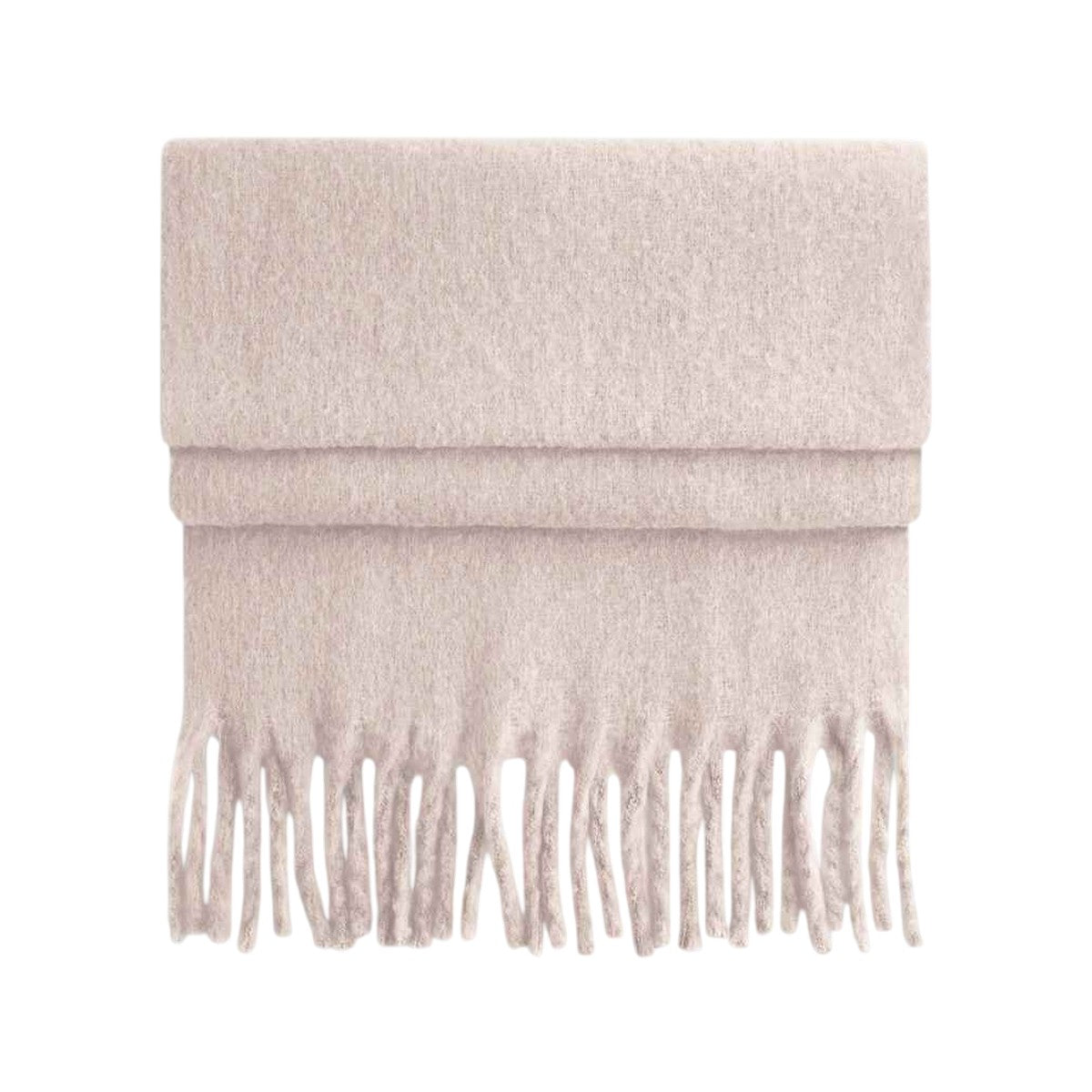 Blush Pink - Front - Beechfield Fluffy Scarf