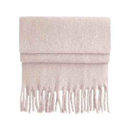 Blush Pink - Front - Beechfield Fluffy Scarf