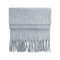 Heather Grey - Front - Beechfield Fluffy Scarf