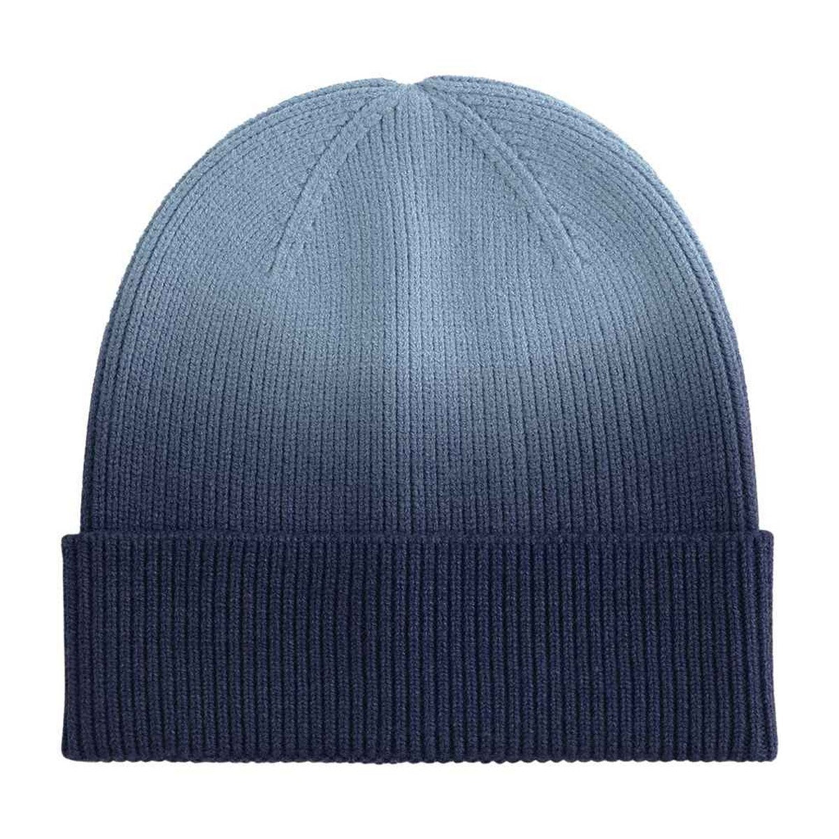 Navy - Front - Beechfield Unisex Adult Dip Dye Beanie
