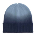 Navy - Front - Beechfield Unisex Adult Dip Dye Beanie