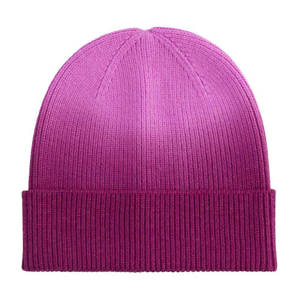Pink - Front - Beechfield Unisex Adult Dip Dye Beanie