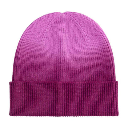 Pink - Front - Beechfield Unisex Adult Dip Dye Beanie