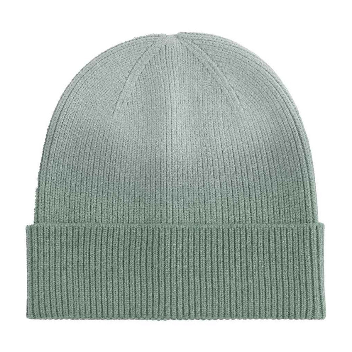 Dusty Green - Front - Beechfield Unisex Adult Dip Dye Beanie