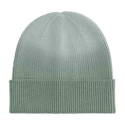 Dusty Green - Front - Beechfield Unisex Adult Dip Dye Beanie