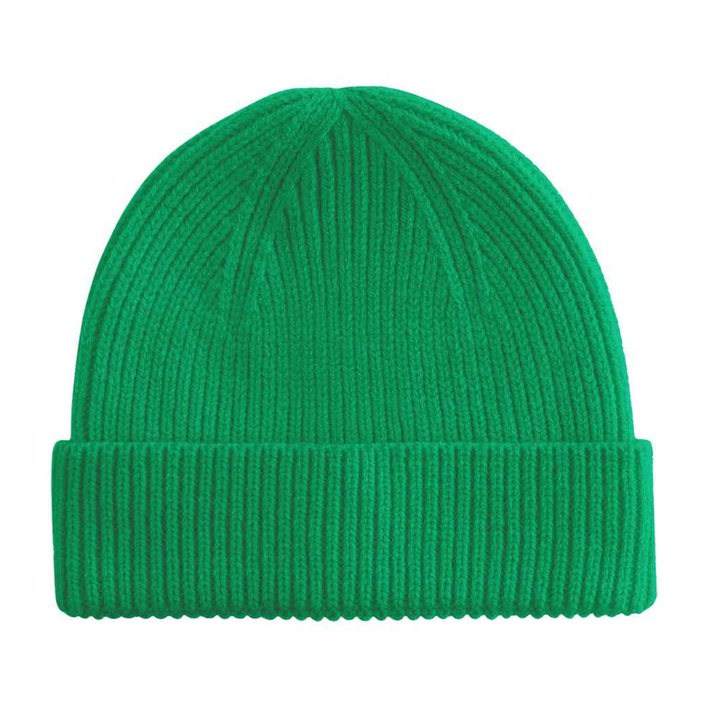 Kelly Green - Back - Beechfield Childrens-Kids Fashion Beanie