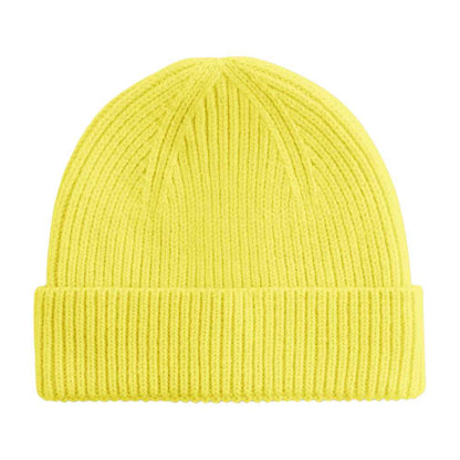 Lemon - Back - Beechfield Childrens-Kids Fashion Beanie