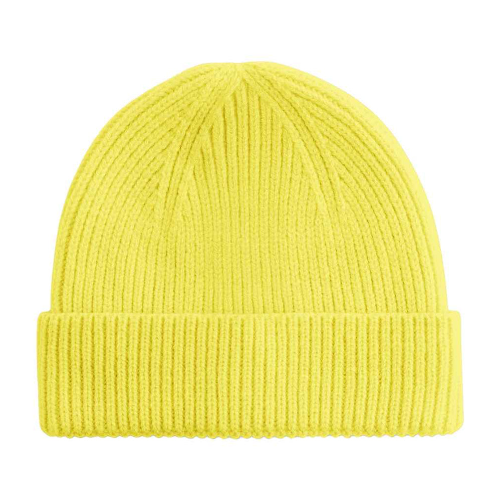 Lemon - Back - Beechfield Childrens-Kids Fashion Beanie
