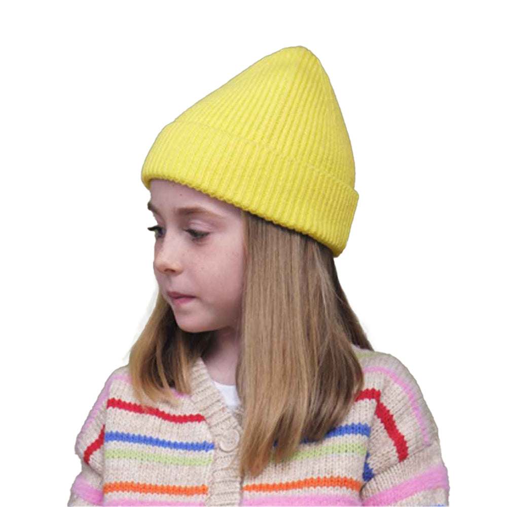 Lemon - Lifestyle - Beechfield Childrens-Kids Fashion Beanie