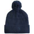 French Navy - Back - Beechfield Mens Patch Beanie