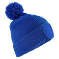Bright Royal - Front - Beechfield Mens Patch Beanie