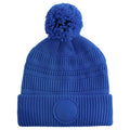 Bright Royal - Back - Beechfield Mens Patch Beanie